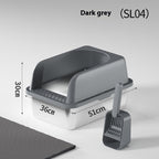 Stainless Steel Litter Box Easy To Clean Widen And Thicken