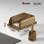 Stainless Steel Litter Box Easy To Clean Widen And Thicken